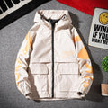 Hip Hop Floral Work Jacket for Men - Trendy Oversized Style